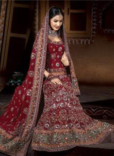 punjabi marriage dress for girl