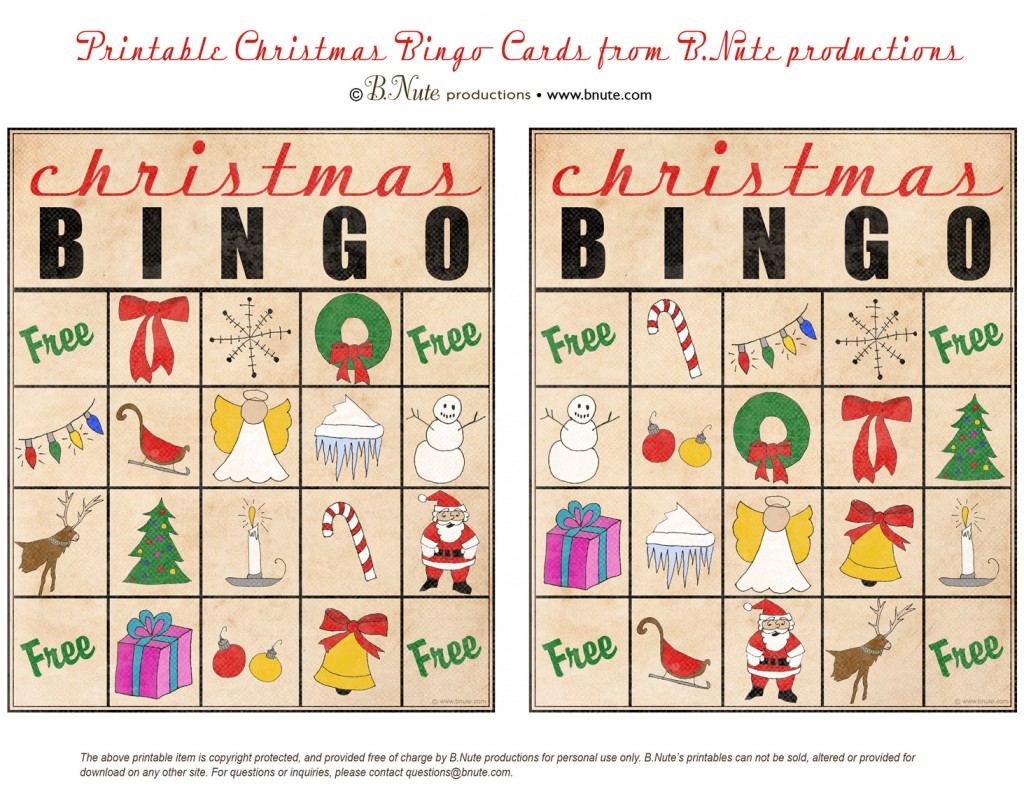 Christmas Bingo