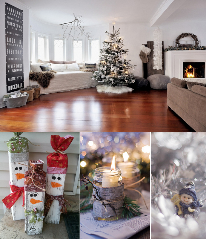 Elegant Christmas Living Room