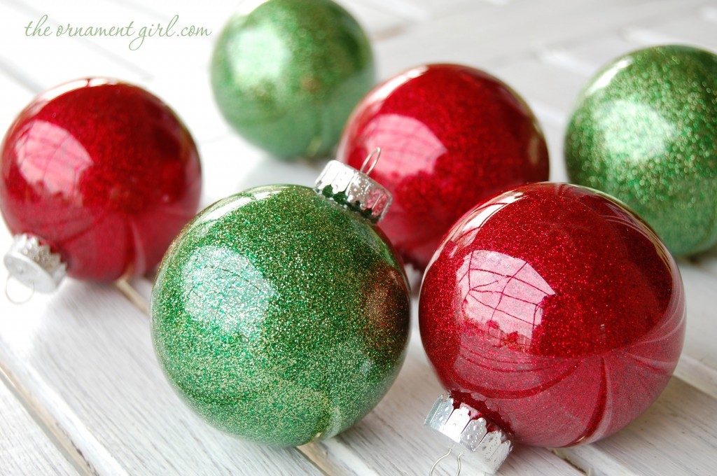 Glittering Christmas Bulbs