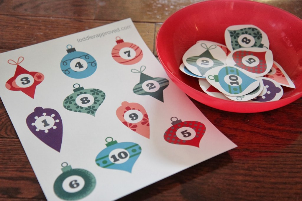 Ornament Number Matching Game