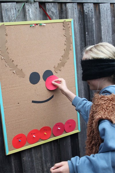 Pin the Nose on the Rudolph