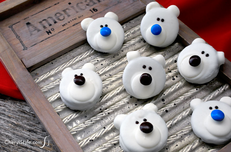 Super Cute Polar Bear Cookies