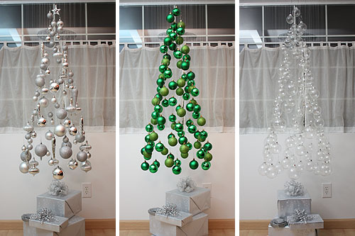 Suspended Ornaments Christmas Tree