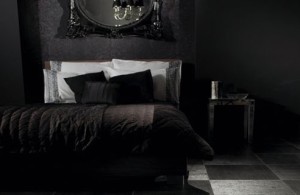 black-colour-bedroom