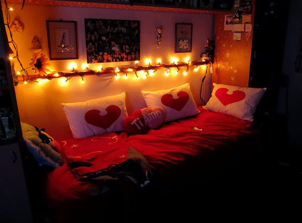 Romantic Valentines Day Ideas 2014 Starsricha,Hanging Curtains High Above Window Frame