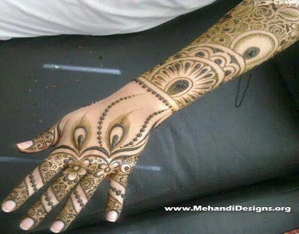 Peacock Mehndi Designs Starsricha