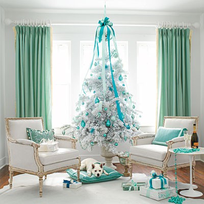 Blue And White Christmas Décor