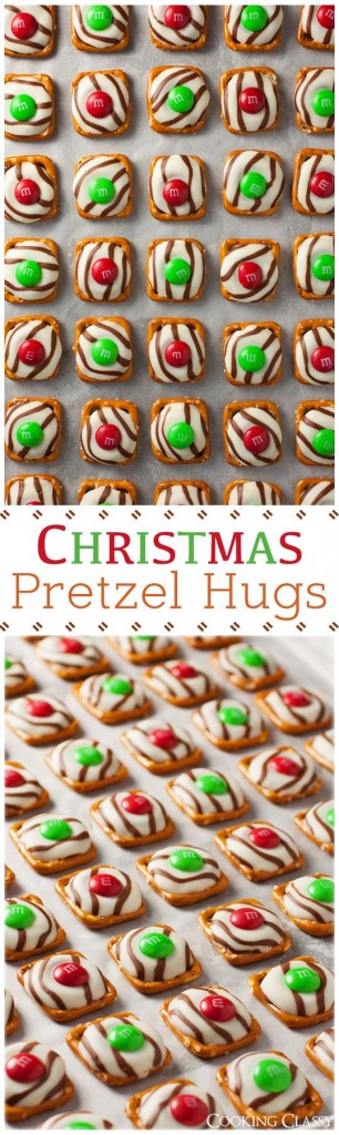 Christmas Pretzel Hugs