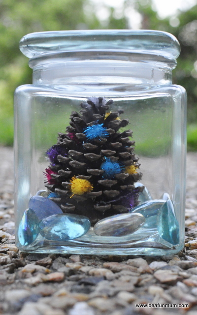 Christmas Tree In A Jar