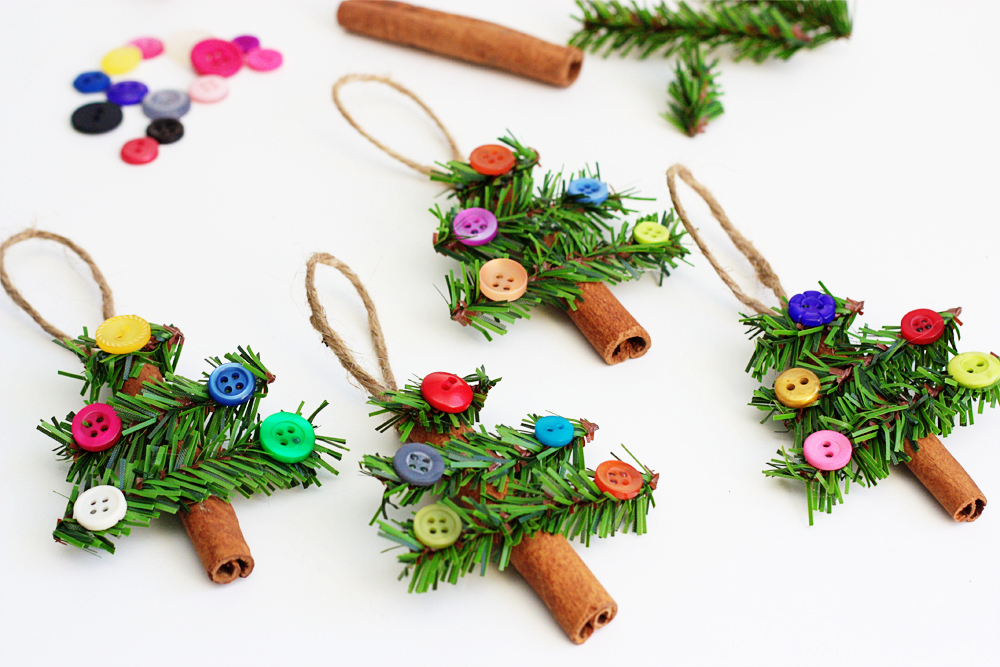 Cinnamon Stick Christmas Tree Ornaments