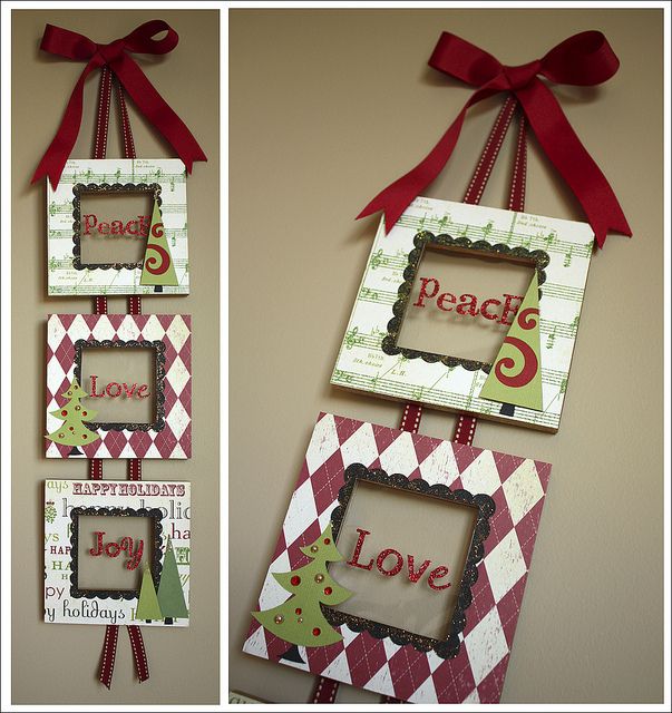 DIY Christmas Frames