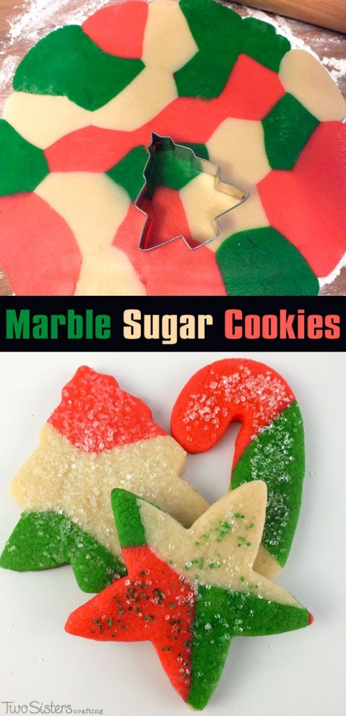 Marble Sugar Cookies
