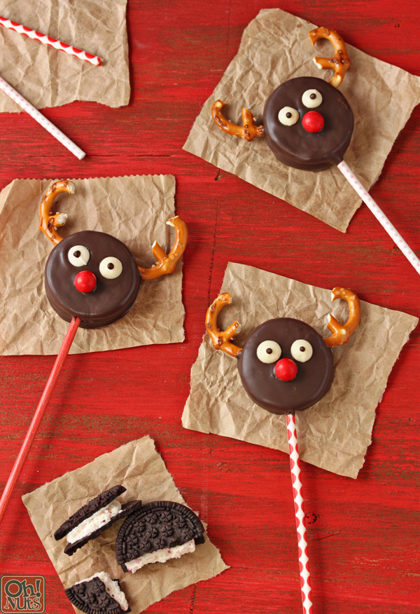 Oreo Reindeer Pops