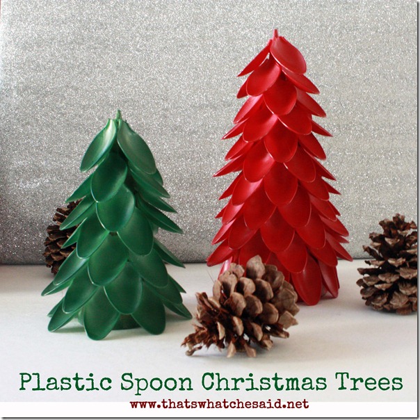 Plastic Spoon Christmas Tree