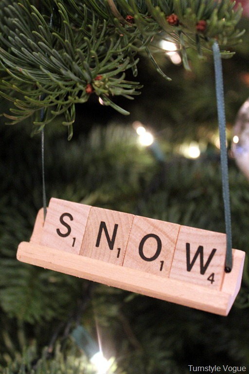 Scrabble Letters Ornaments