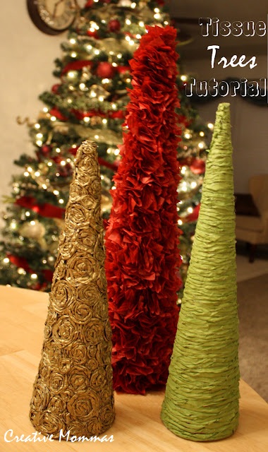 Tissue Paper Christmas Tree